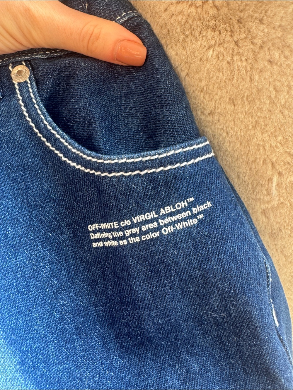 Off White c/o Virgil Abloh women’s jeans - Picture 11 of 13
